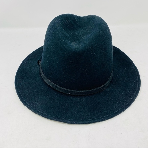 Bailey Black Glen Wool Furlite Crushable Fedora Size S - Picture 5 of 9